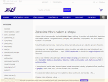 Tablet Screenshot of bonyplus.cz